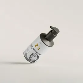 Black Plastic Pump Bottle 03